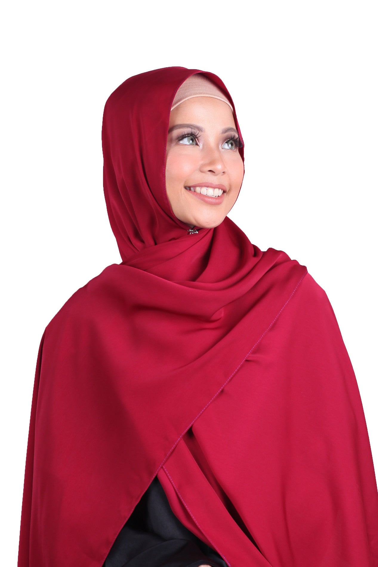 Luxe Antalya Scarf - Wine Red