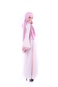 Khadijah Flare Dress - Isabelline Soft Peach